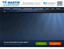Tablet Screenshot of martinwater.com